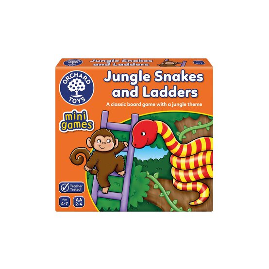 Orchard Toys Jungle Snakes and Ladders Mini Game