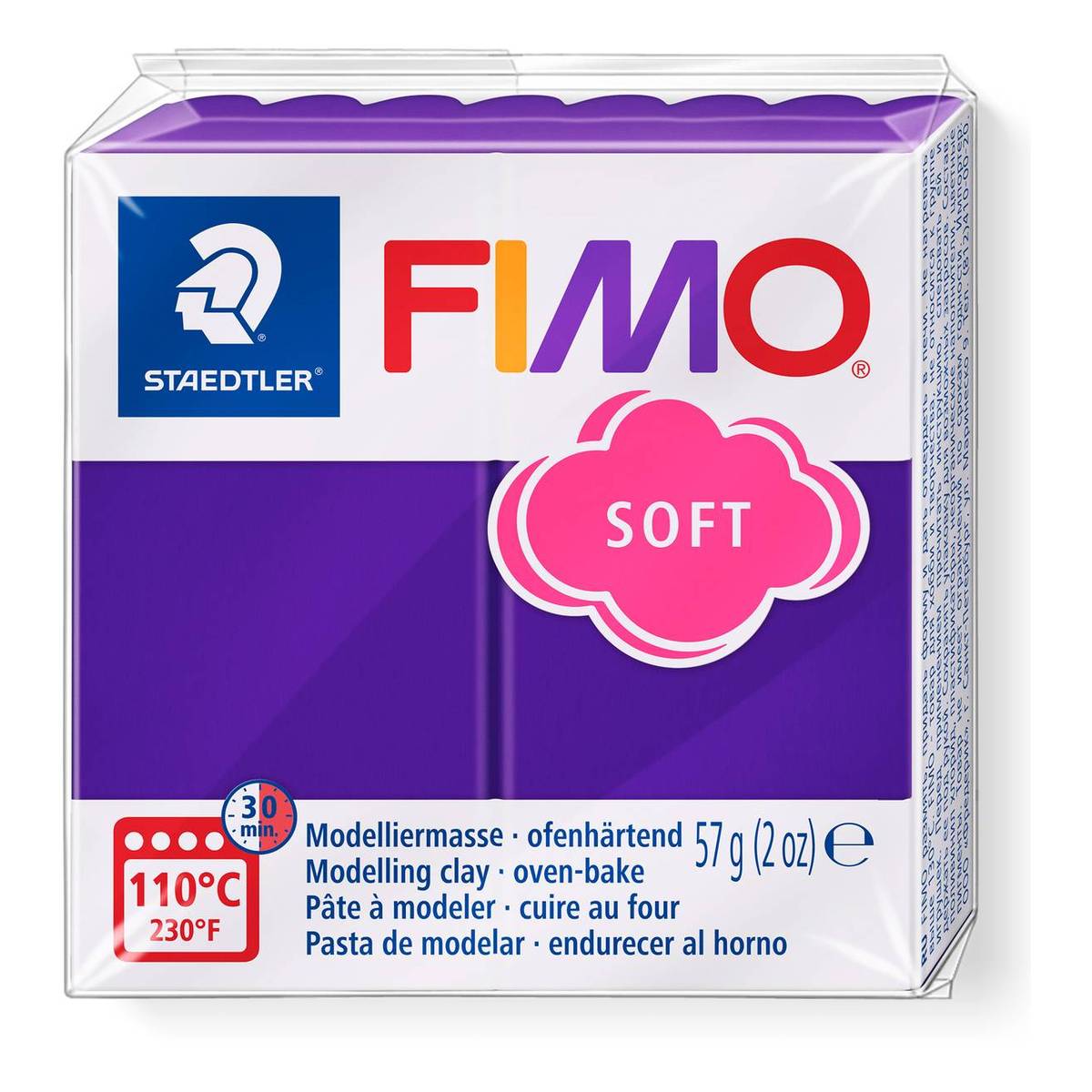 Fimo Soft Plum Modelling Clay 57g