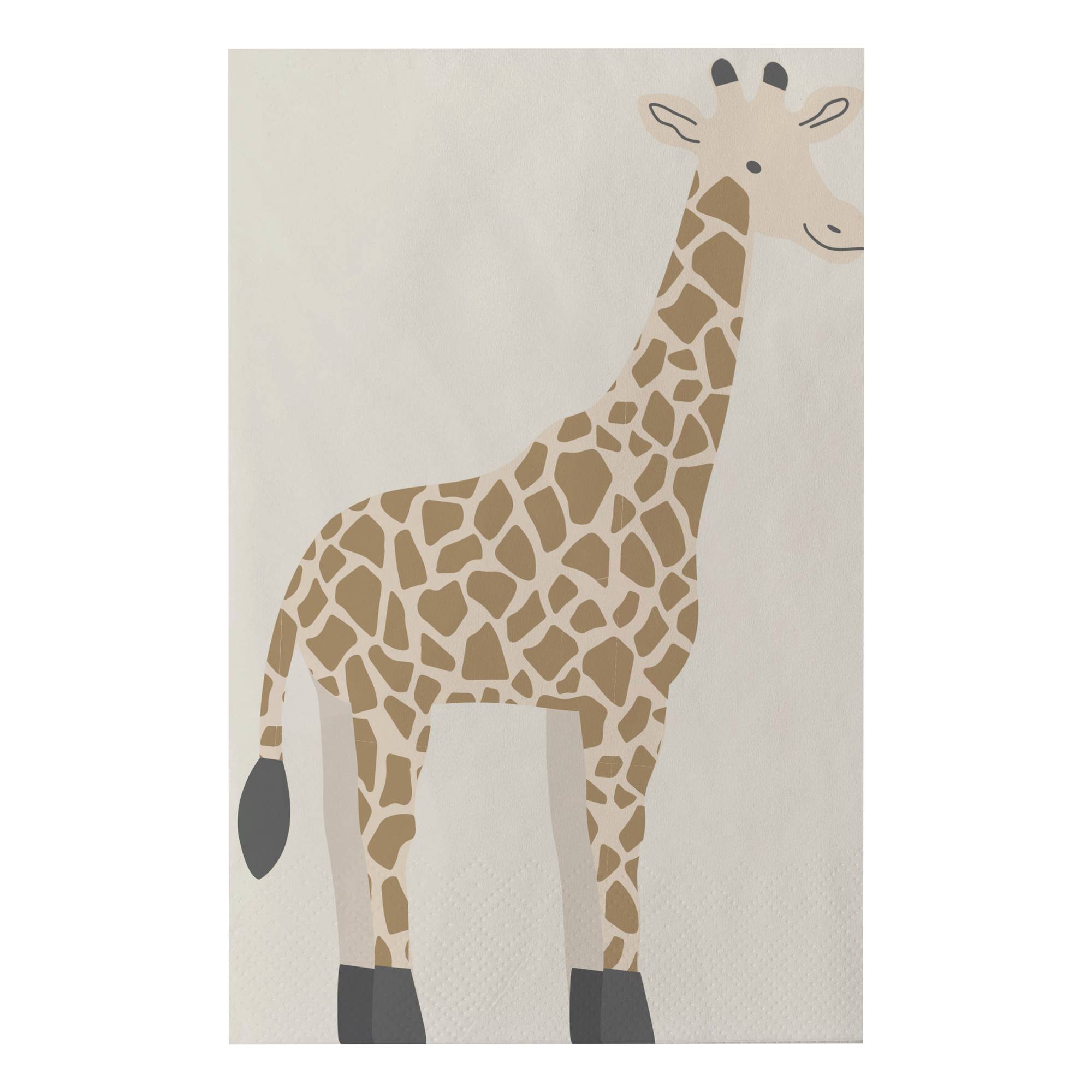 Ginger Ray Giraffe Napkins 16 Pack