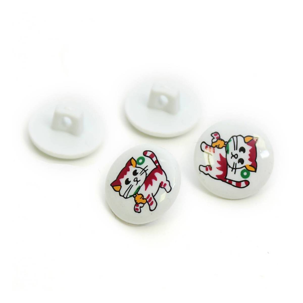 Hemline Assorted Novelty Children's Button 4 Pack