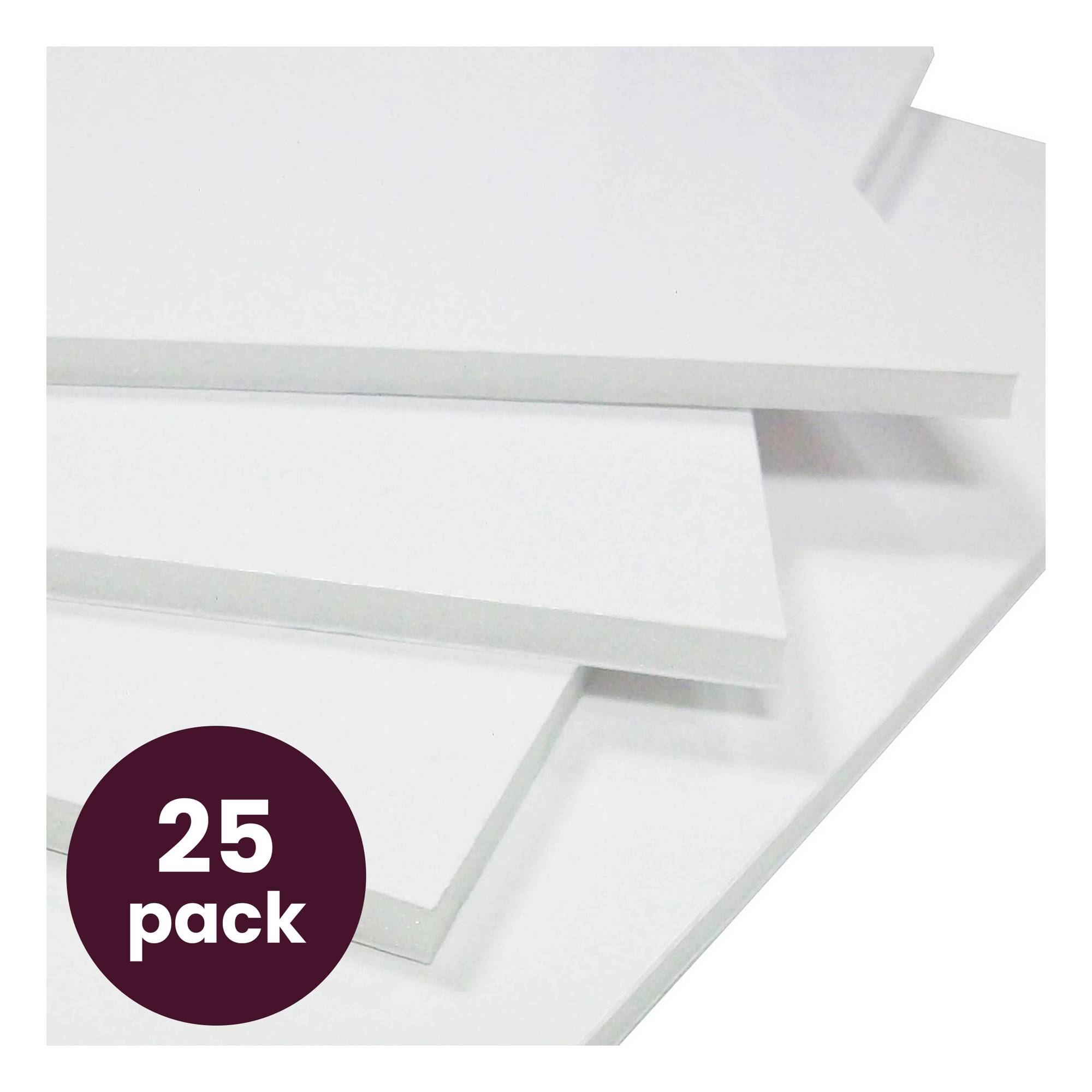 White Foam Board A1 25 Pack Bundle