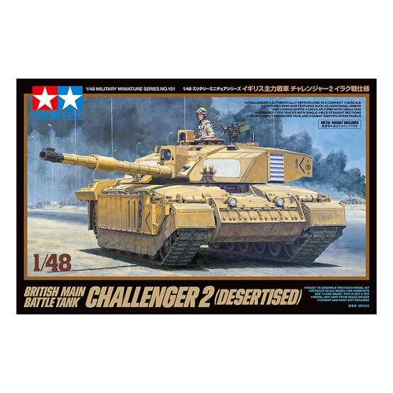 Tamiya Challenger 2 Desert Model Kit 1:48