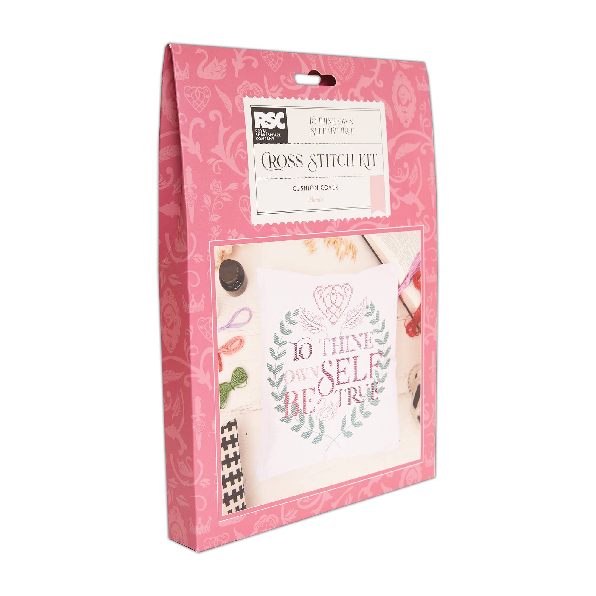 RSC To Thine Own Self Cross Stitch Cushion Kit 29cm x 29cm