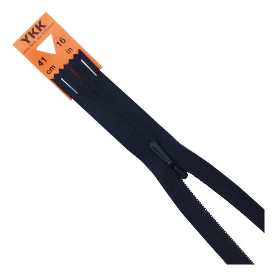 YKK Royal Blue Concealed Zip 41cm