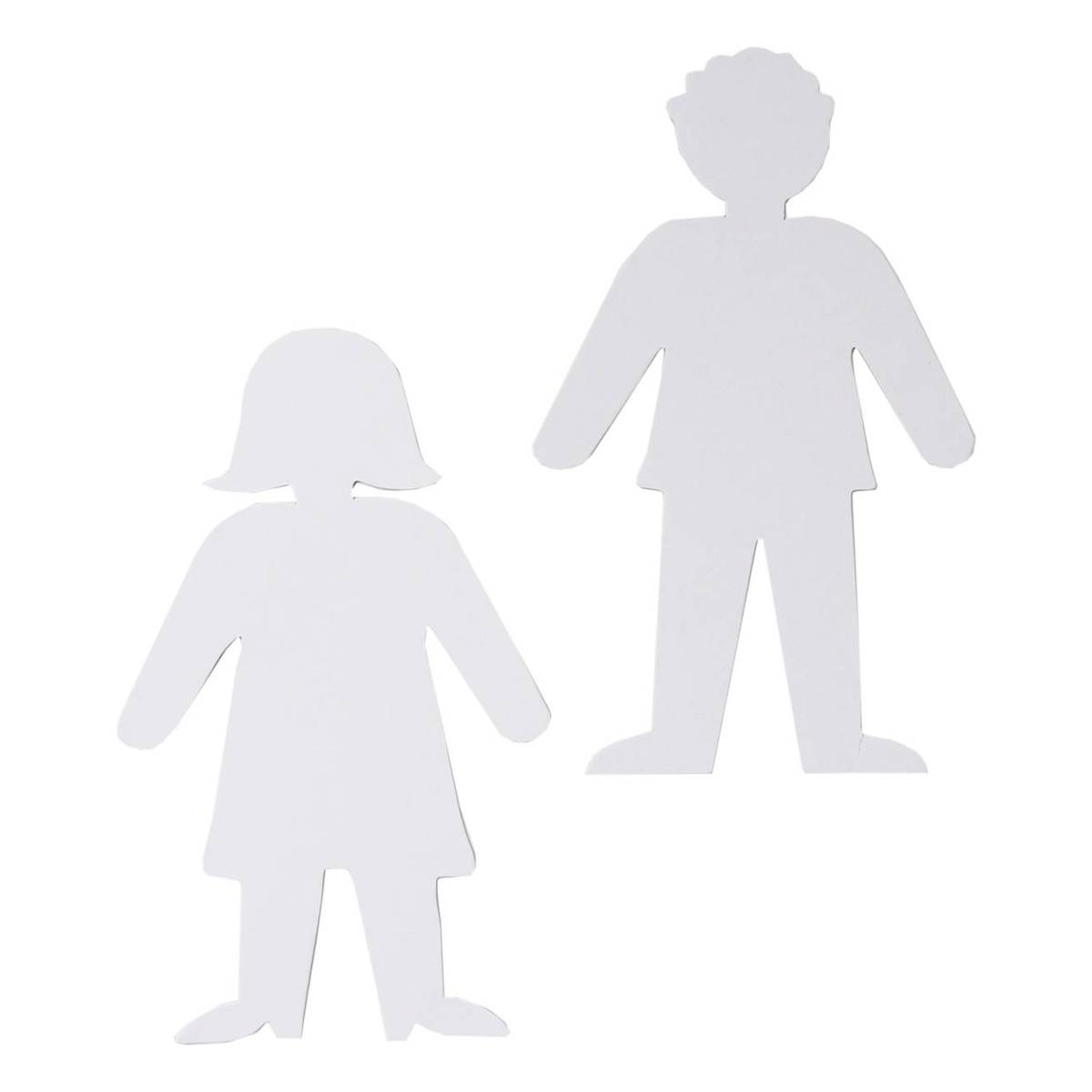 People Card Shapes 10 Pack