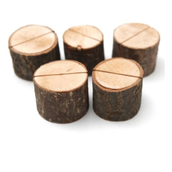 Mini Log Place Card Holders 5 Pack