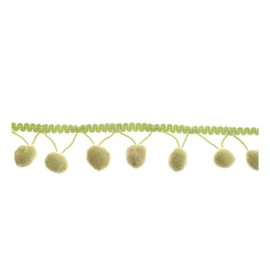 Green 20mm Pom Pom Trim by the Metre