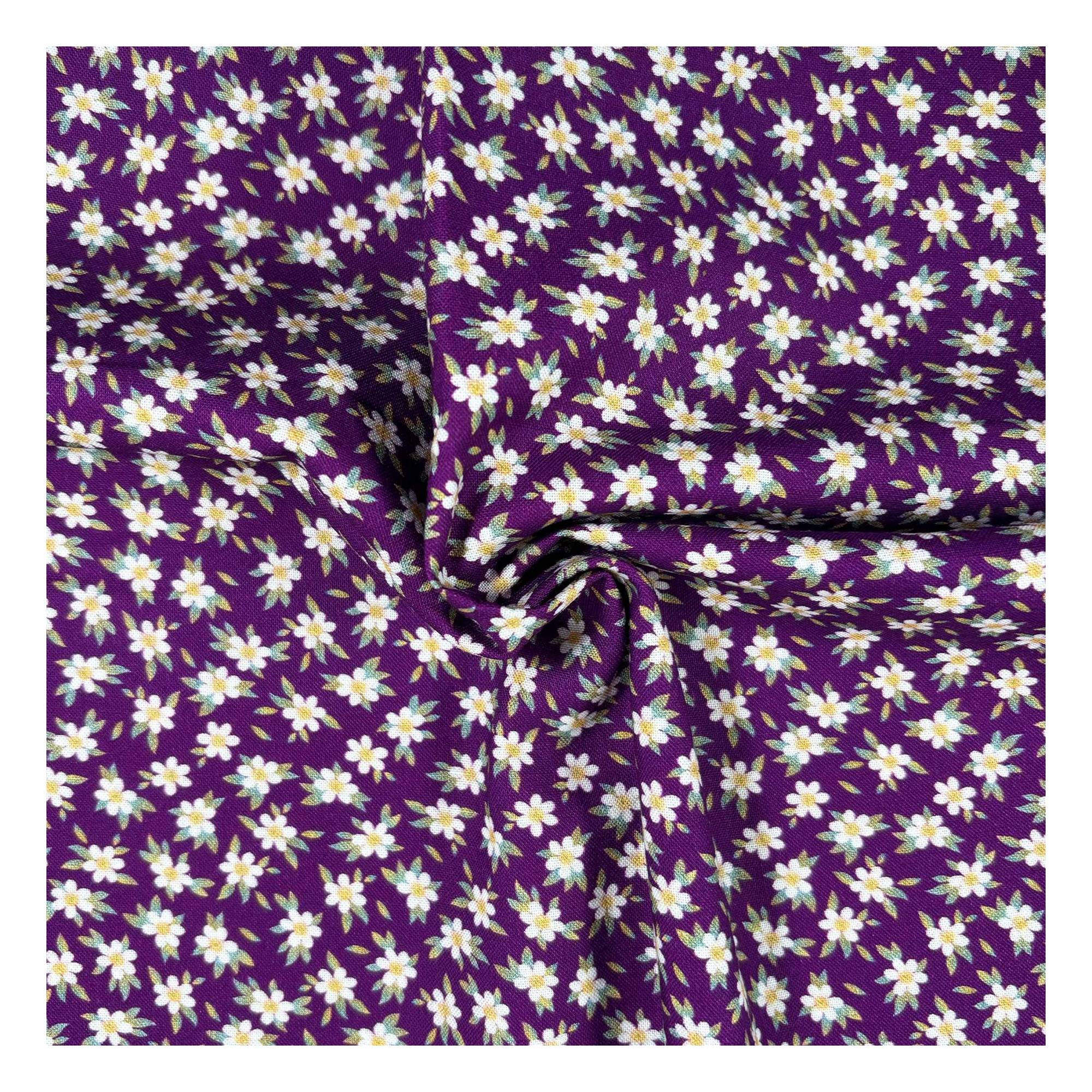 Nocturne Flora Shadow Bloom Cotton Fabric by the Metre