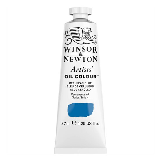 Winsor and Newton Artists Oil Colour Cerulean Blue 37ml