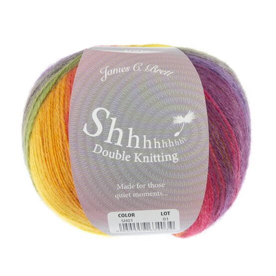 James C Brett Holiday Vibes Shhh DK Yarn 100g
