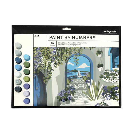 Mediterranean View Paint by Numbers