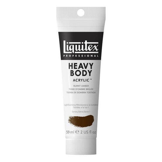 Liquitex Professional Burnt Umber Heavy Body Acrylic 59ml