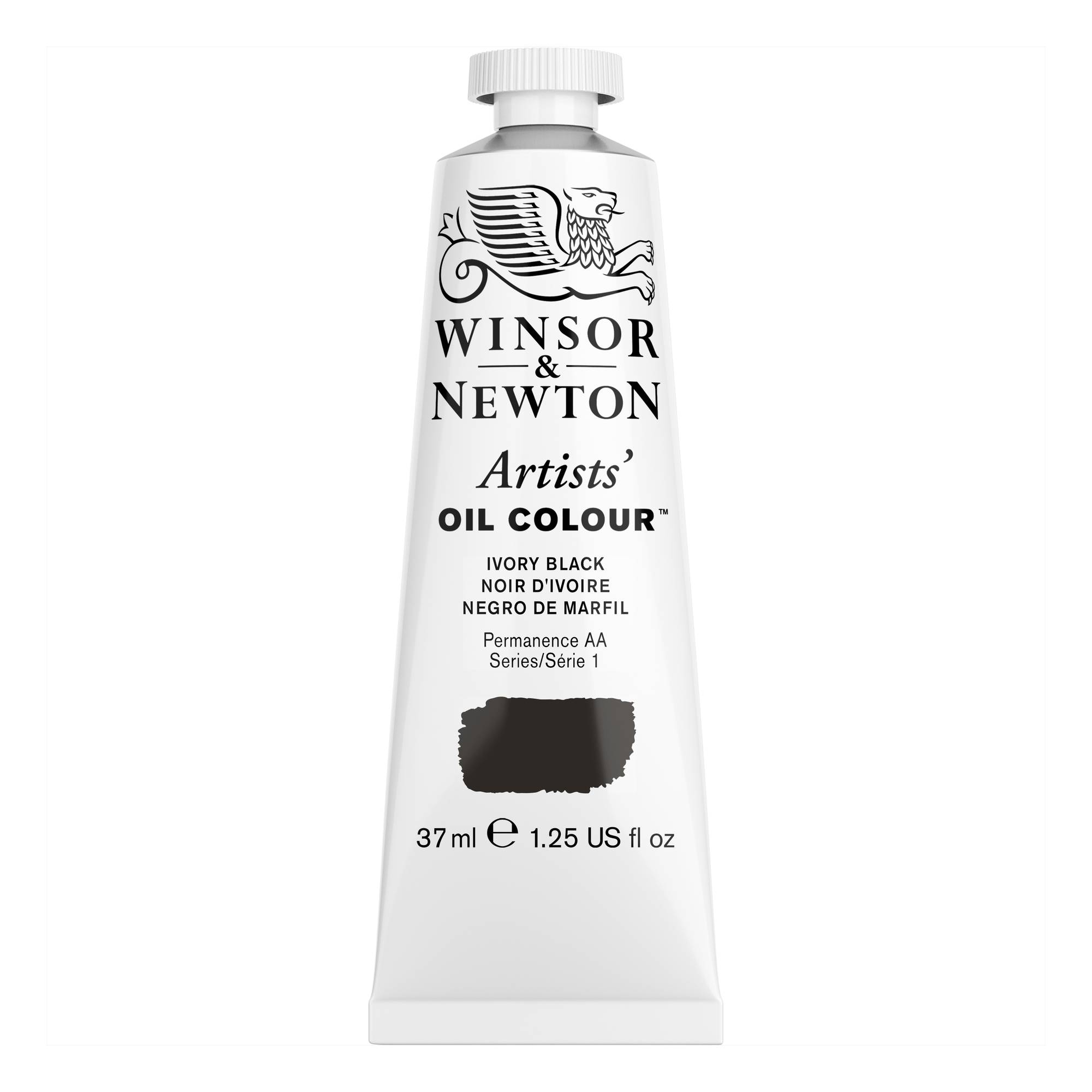 Winsor and Newton Artists Oil Colour Ivory Black 37ml