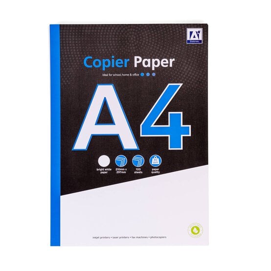 White Copier Paper A4 100 Pack