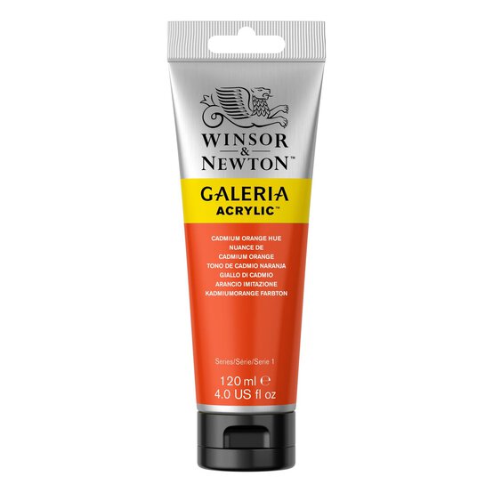Winsor & Newton Galeria Cadmium Orange Hue Acrylic Paint 120ml