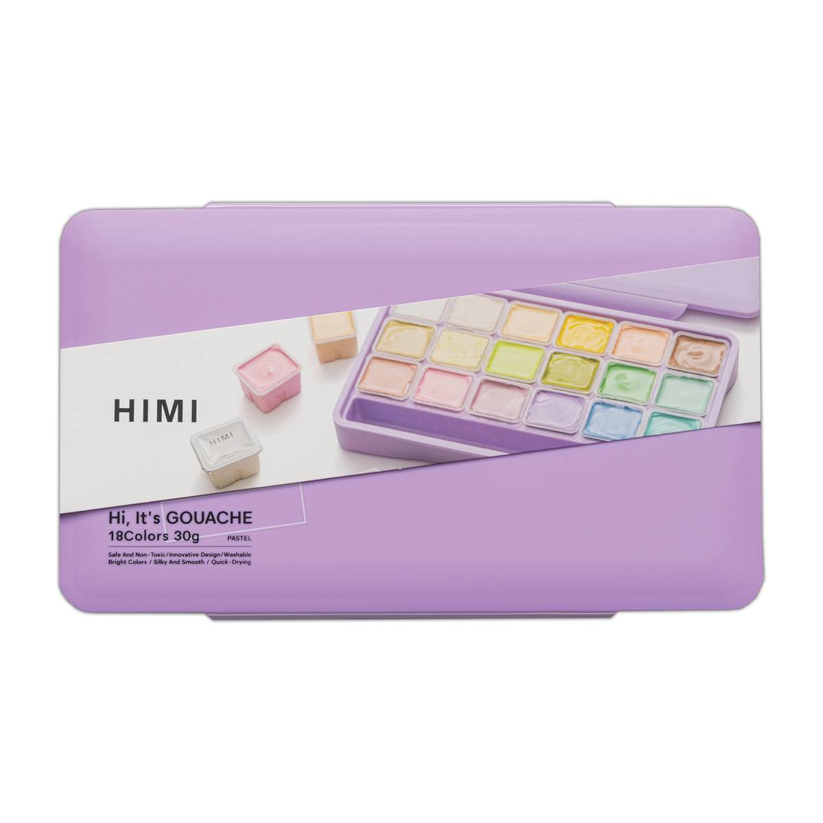 HIMI Pastel Jelly Cup Gouache Set 30ml 18 Pack