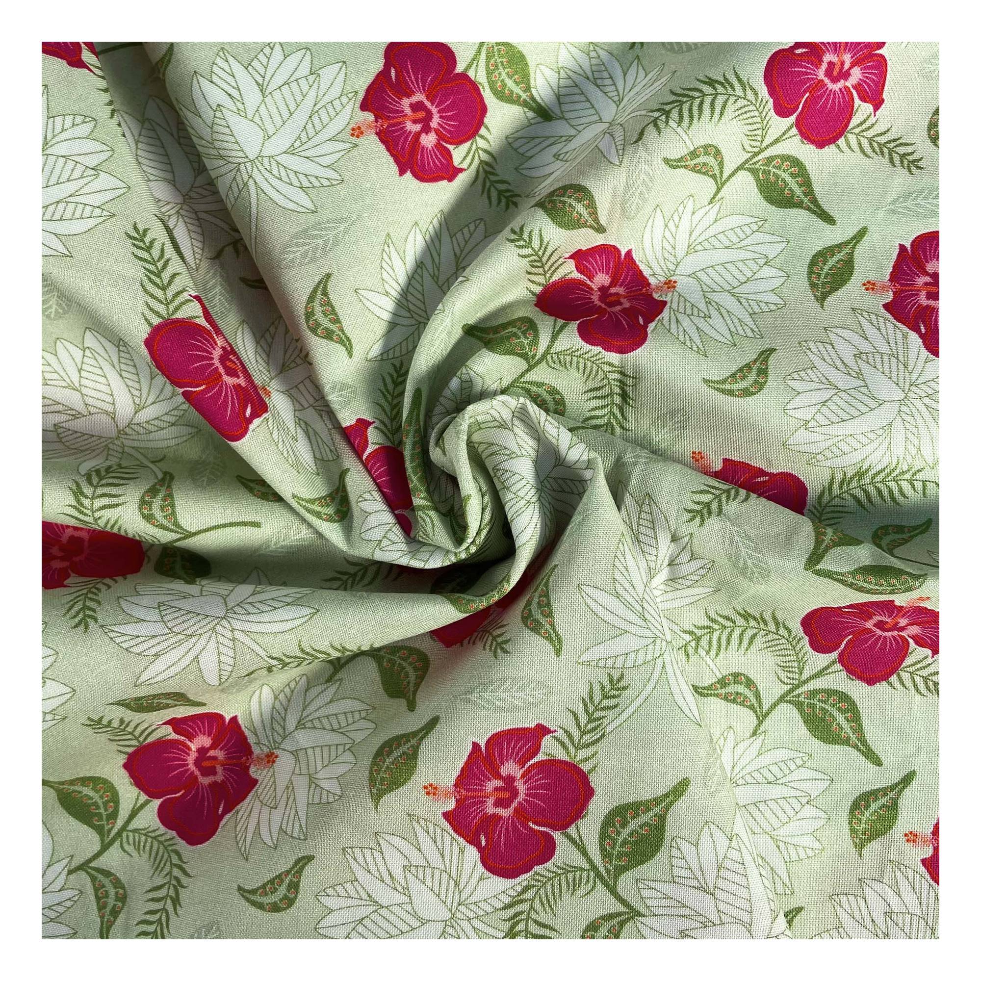 Jungle Bloom Cotton Fabric by the Metre