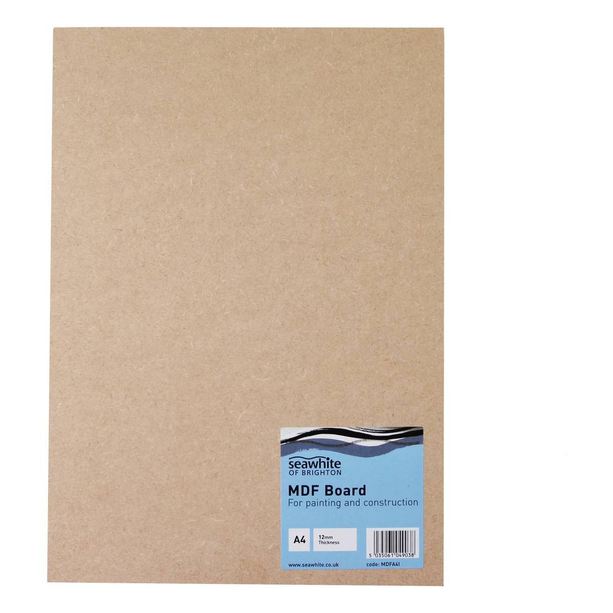 Seawhite MDF Board 21cm x 29.7cm