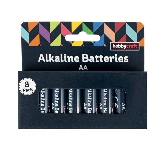Alkaline AA Batteries 8 Pack
