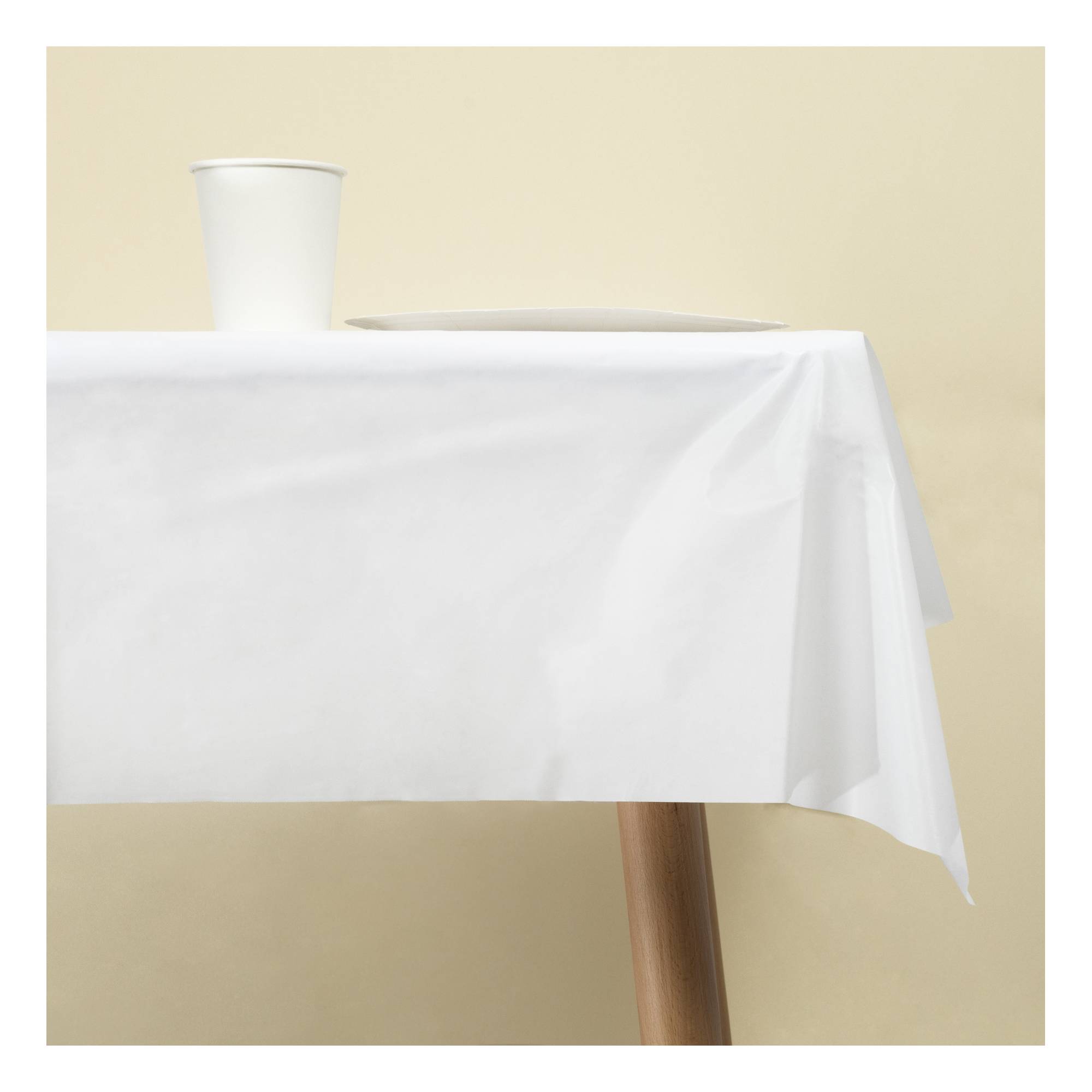 Bright White Table Cover 1.4m x 2.7m