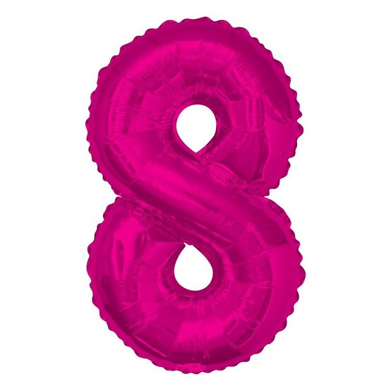 Extra Large Pink Foil 8 Balloon