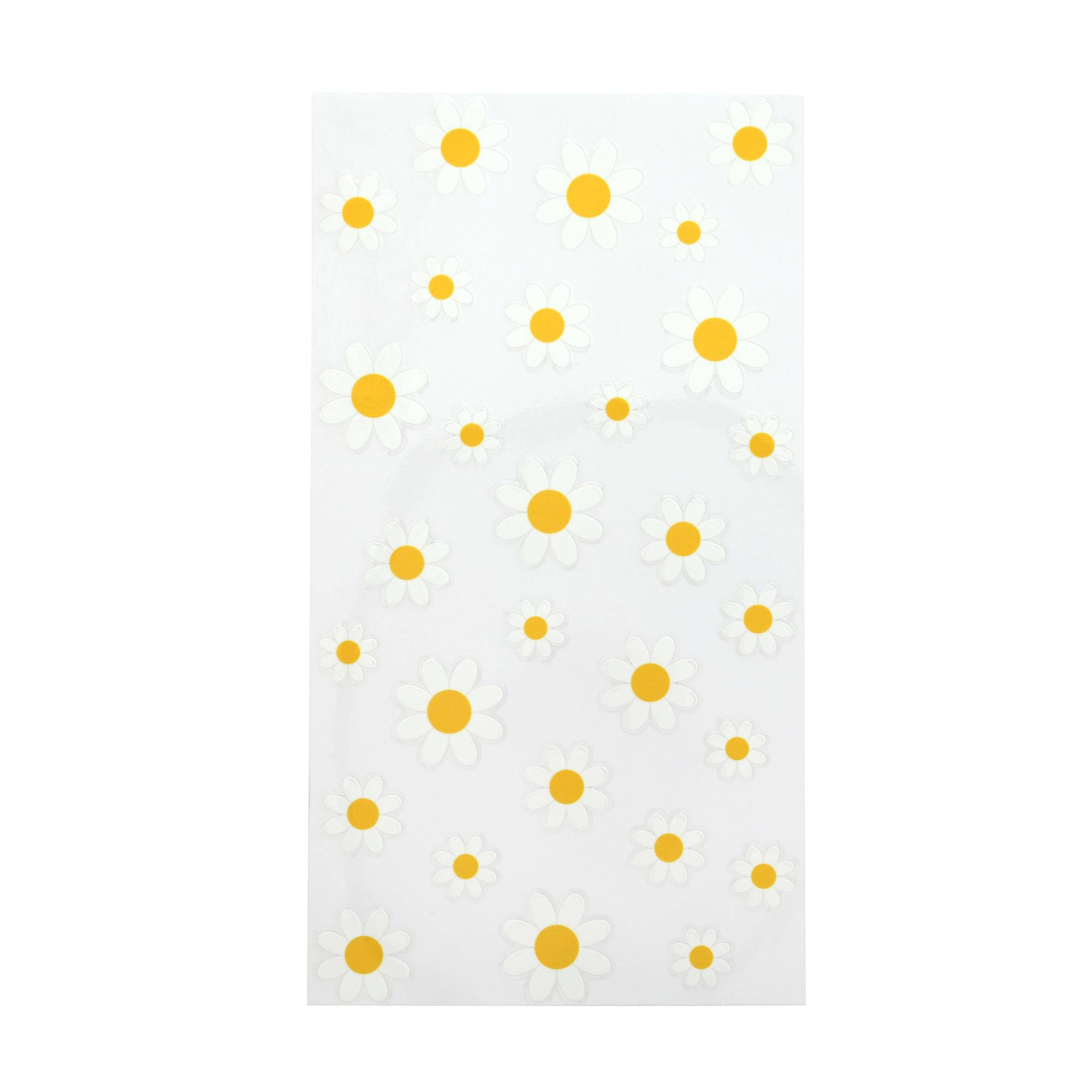 Daisy Cold Transfer Vinyl Sticker Sheet