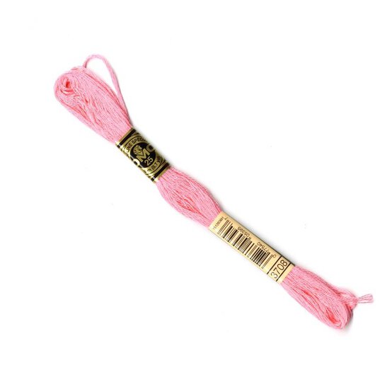 DMC Pink Mouline Special 25 Cotton Thread 8m (3708)