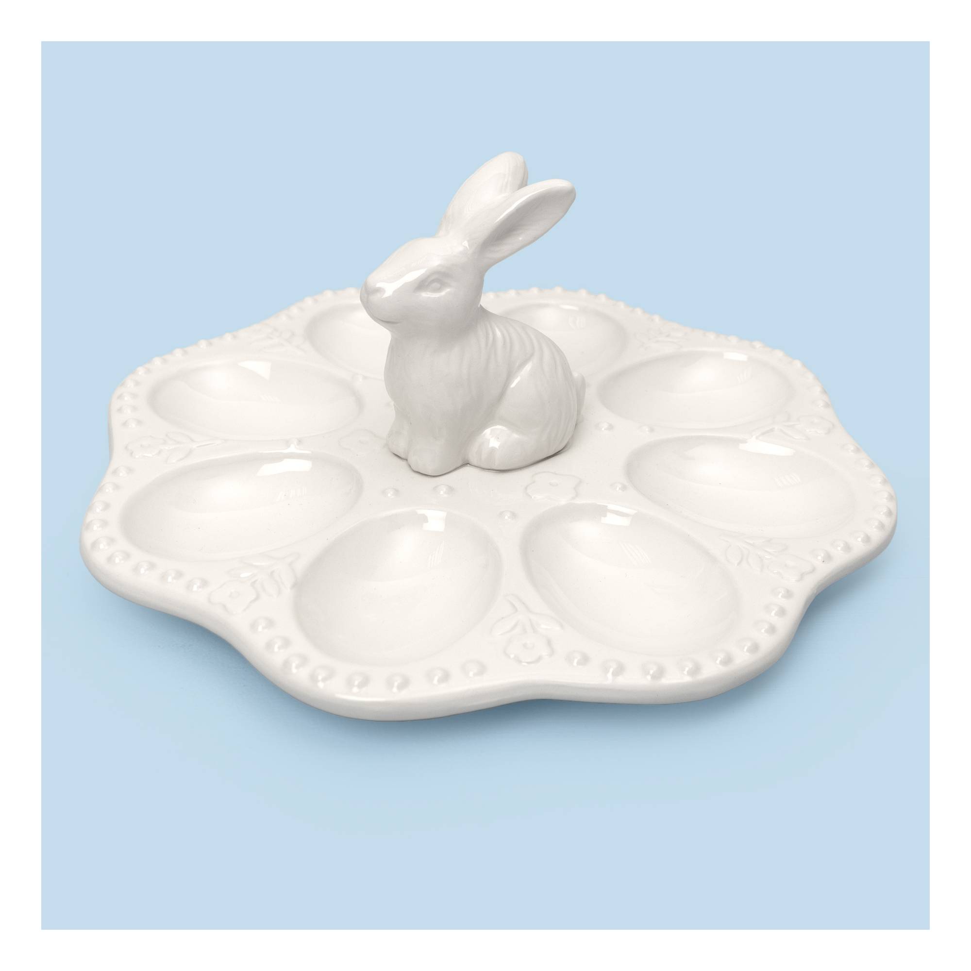 Ceramic Egg Plate 23cm