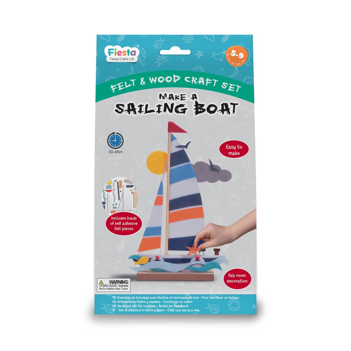Make a Sailing Boat Craft Set