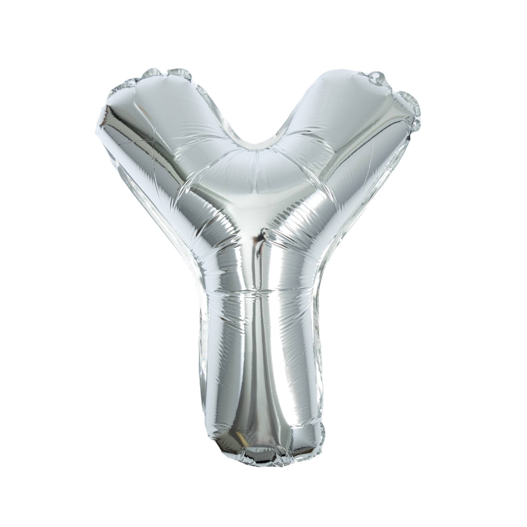 Silver Foil Letter Y Balloon