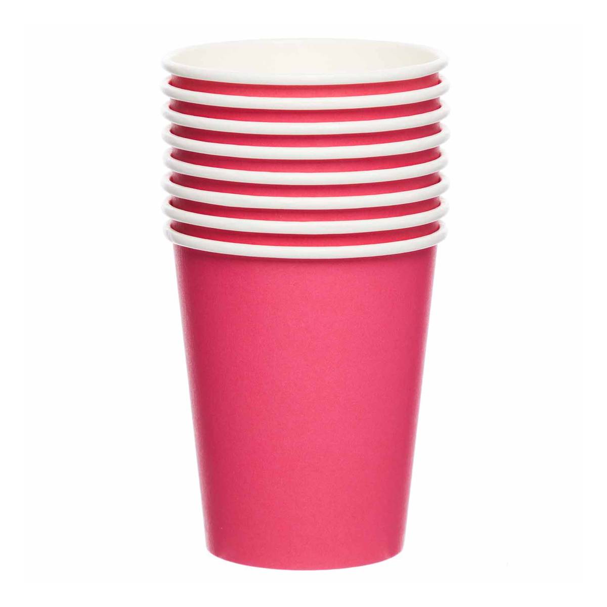 Bubblegum Paper Cups 8 Pack