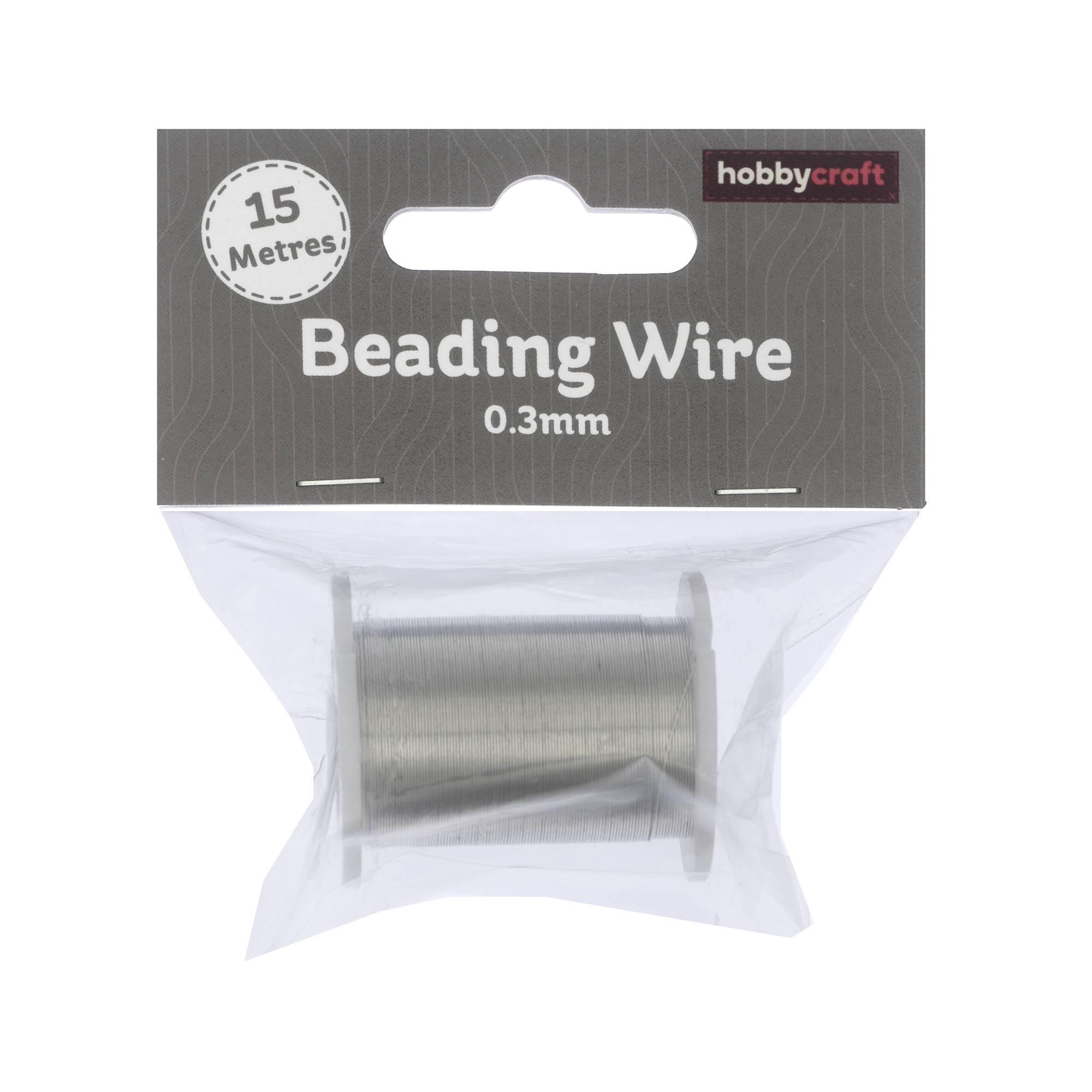 Silver Beading Wire 15m