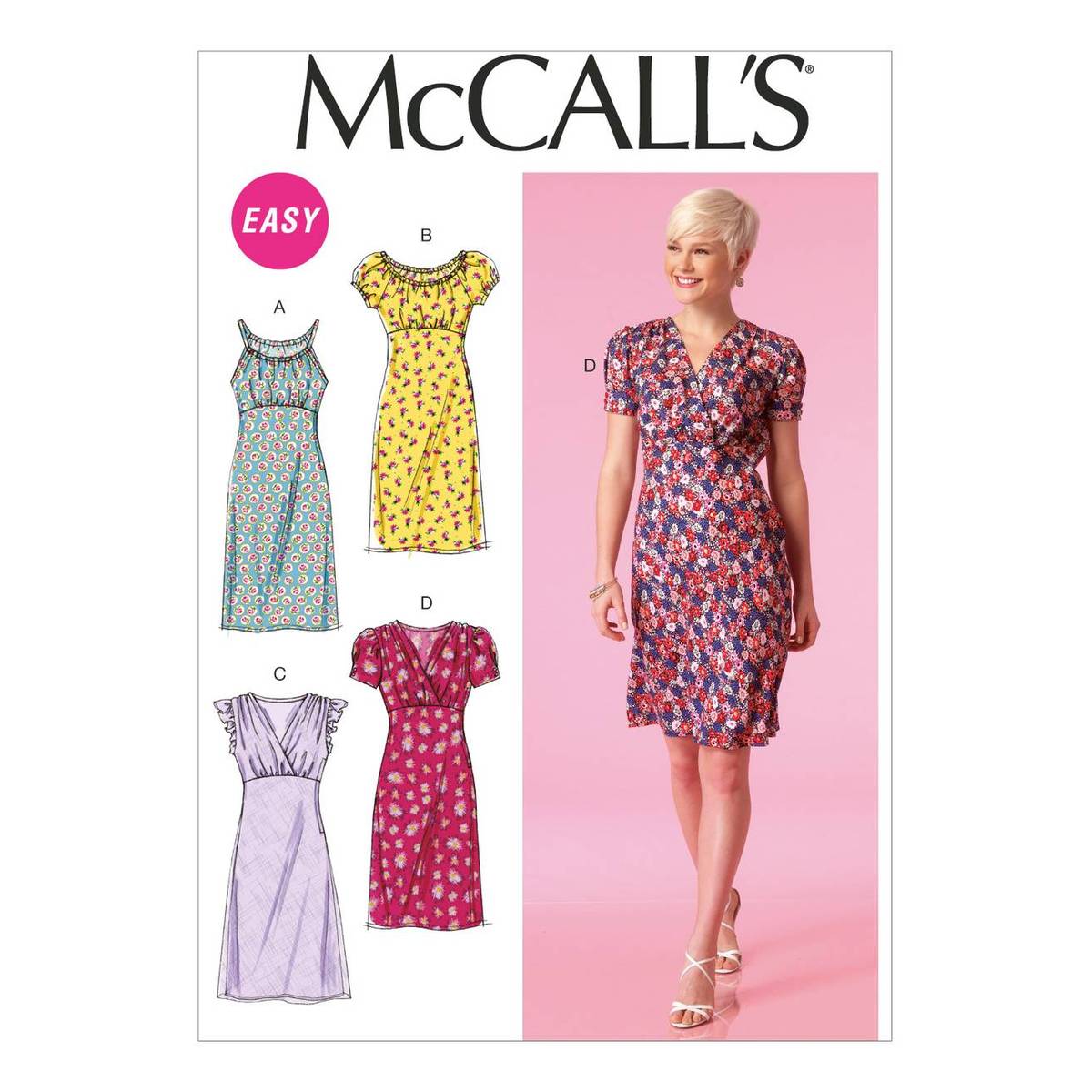 McCall’s Women’s Dress Sewing Pattern M7116 (8-16)