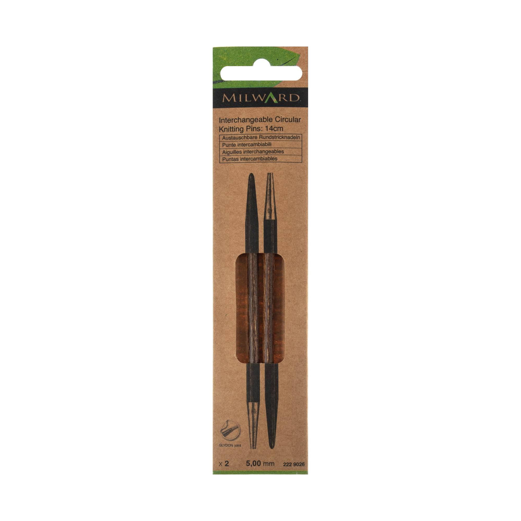 Milward 5mm Circular Interchangeable Knitting Needles
