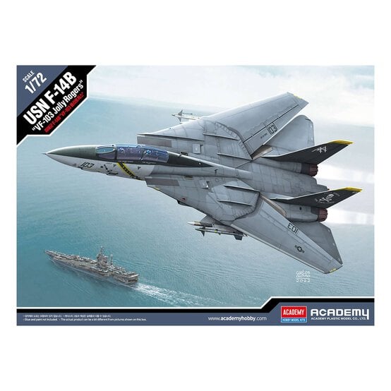 Academy US Navy F-14B VF-103 Jolly Rogers Model Kit 1:72