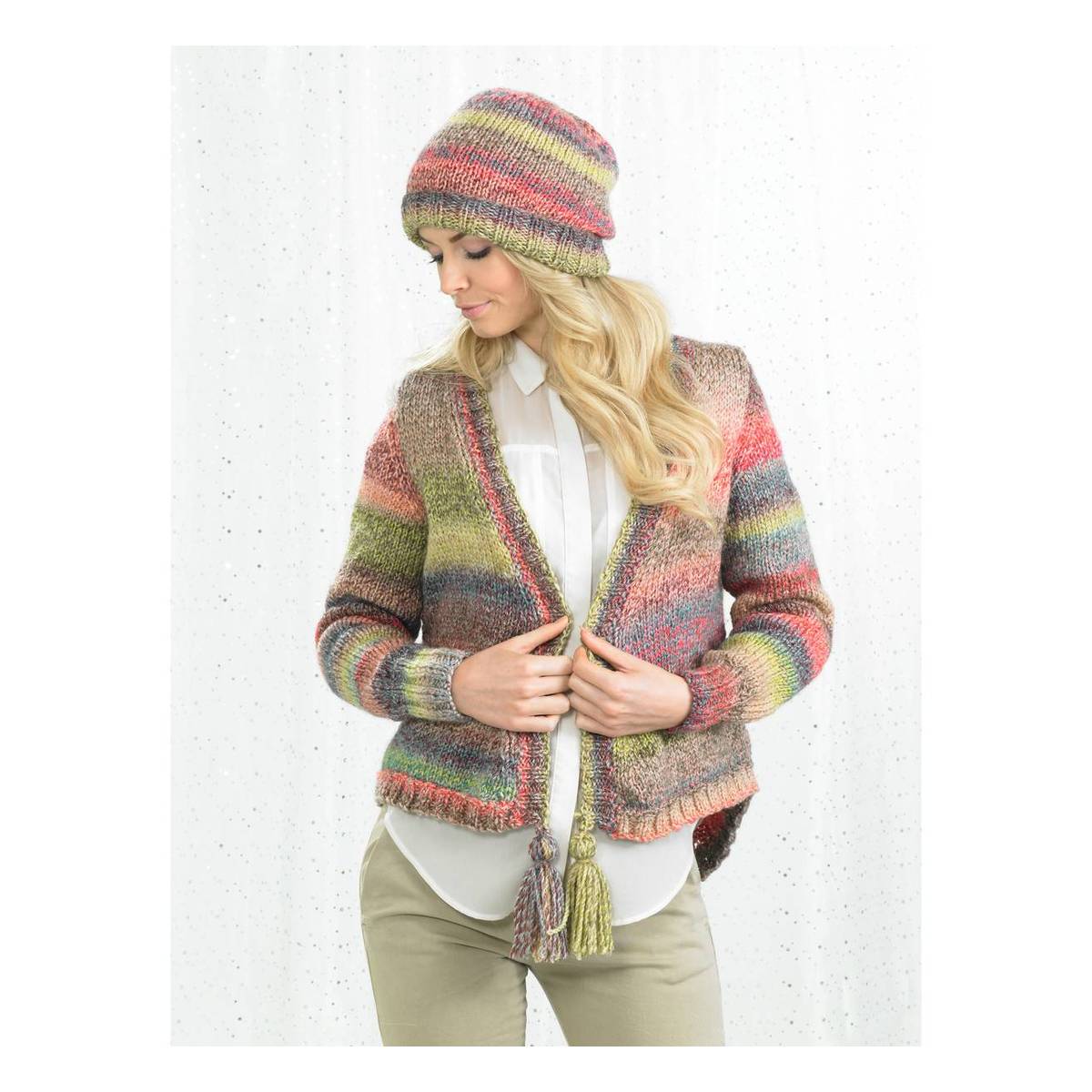 James C Brett Marble Chunky Ladies Jacket Pattern JB245