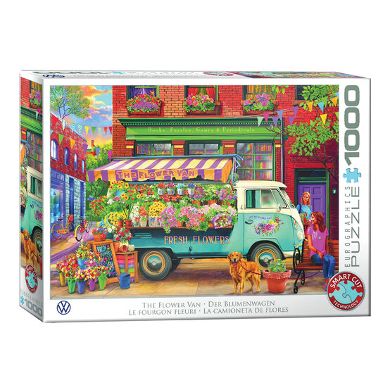 Eurographics The Flower Van Jigsaw Puzzle 1000 Pieces