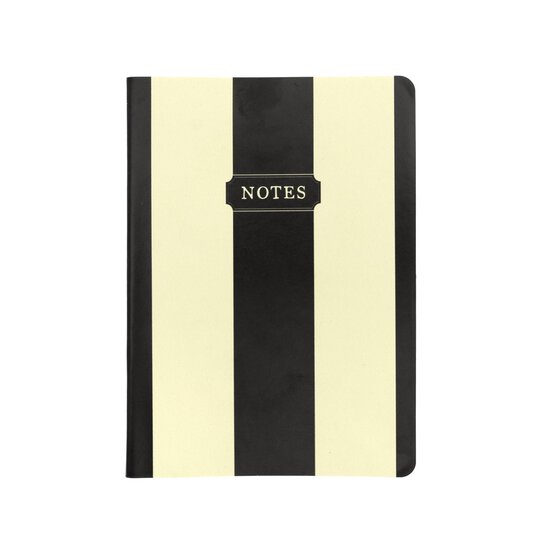 Black and White Soft Cover Notebook A6