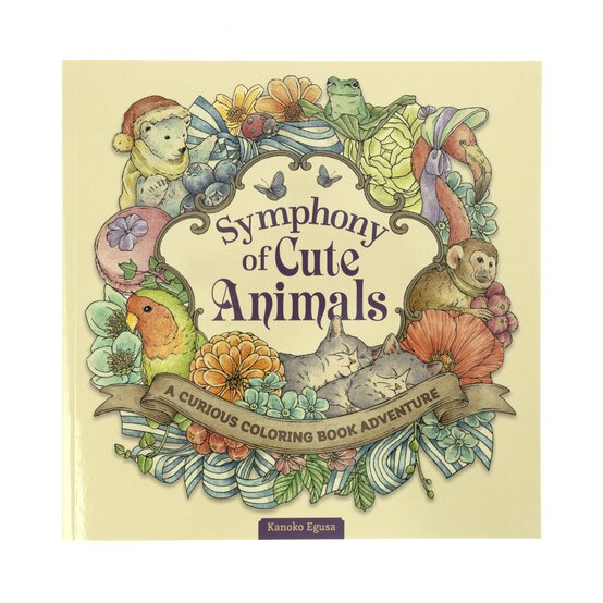Symphony of Cute Animals Colouring Book