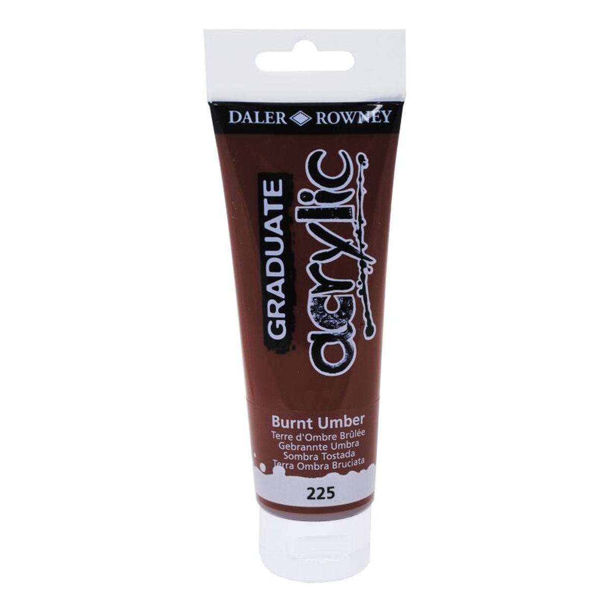 Daler-Rowney Graduate Burnt Umber Acrylic Paint 120ml