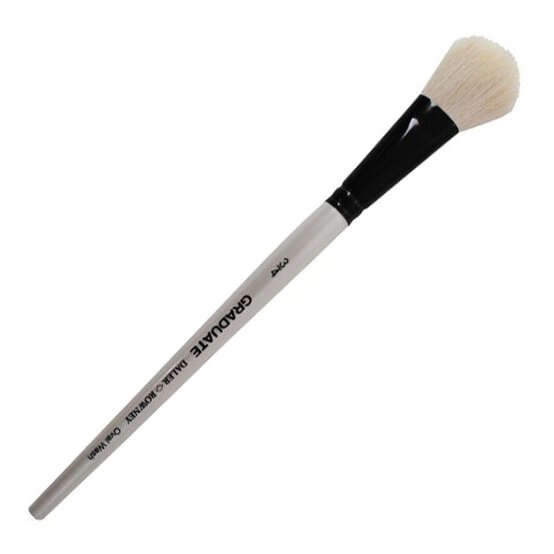 Daler-Rowney Graduate Oval White Goat Wash Brush 3/4 Inches
