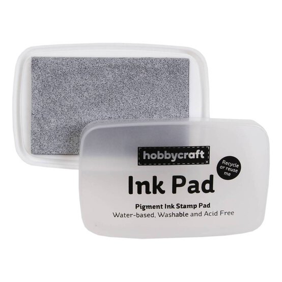 Metallic Silver Ink Pad