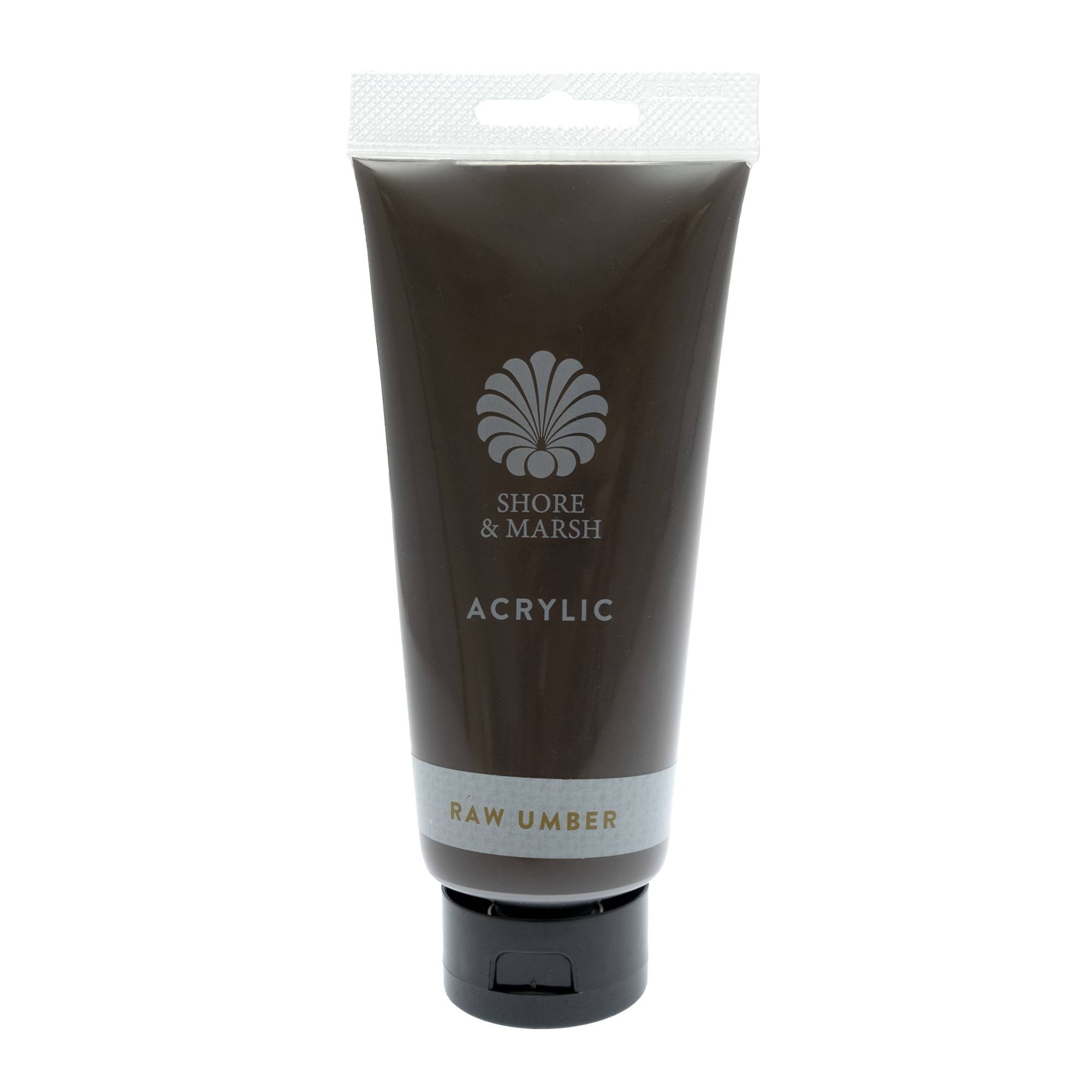 Shore & Marsh Raw Umber Acrylic Paint 200ml