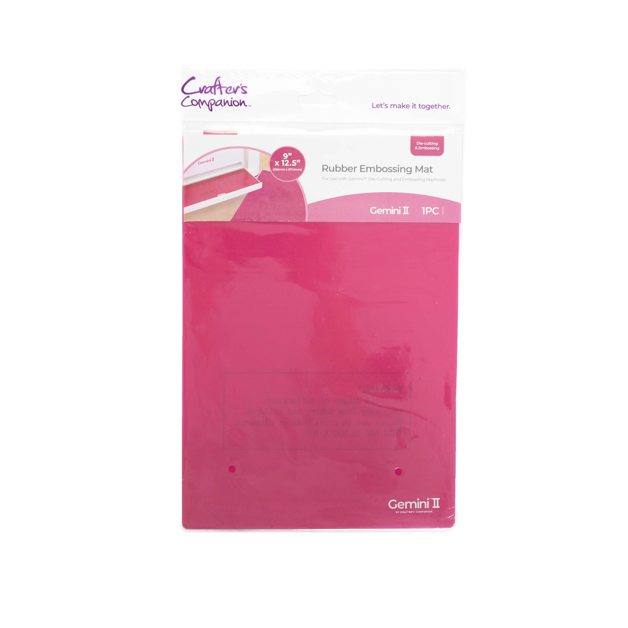 Gemini II Rubber Embossing Mat 9 x 12.5 Inches