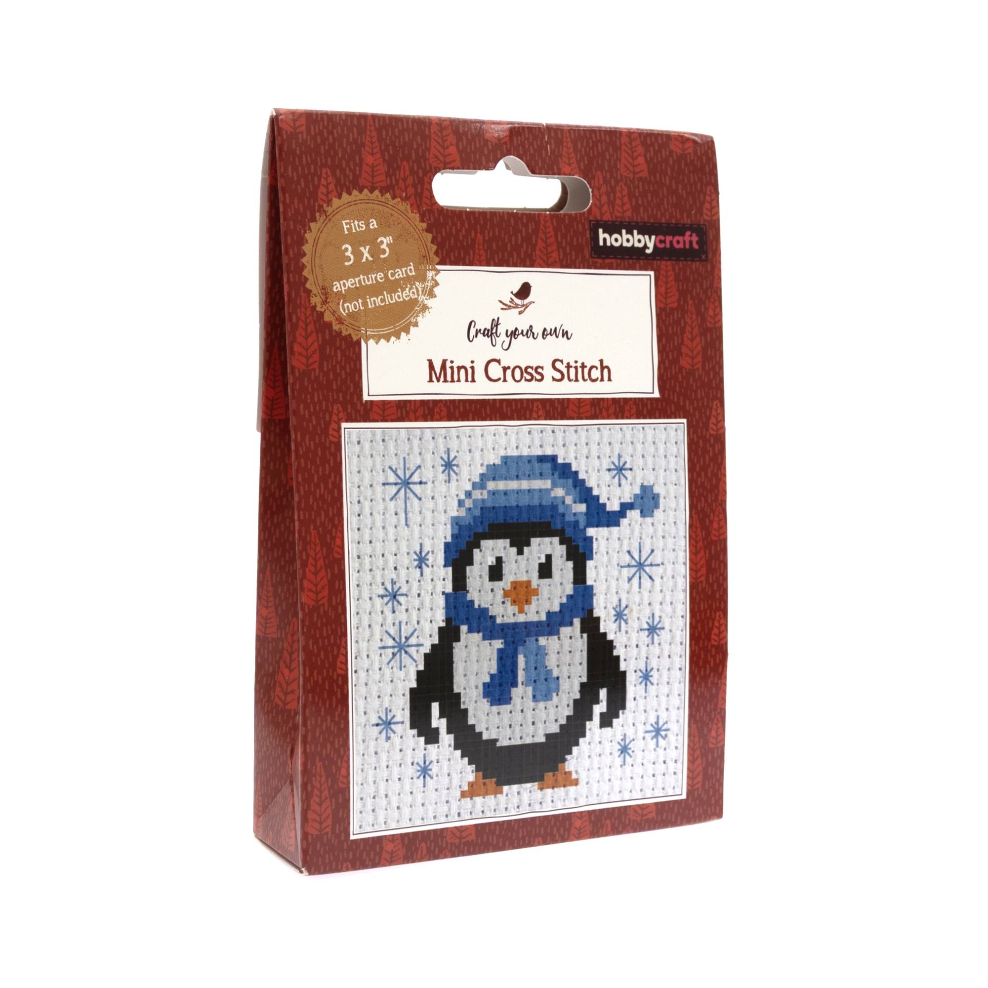 Penguin Mini Cross Stitch Kit