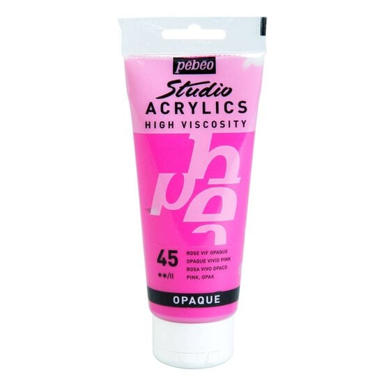 Pebeo Vivid Pink Studio Acrylic Paint 100ml