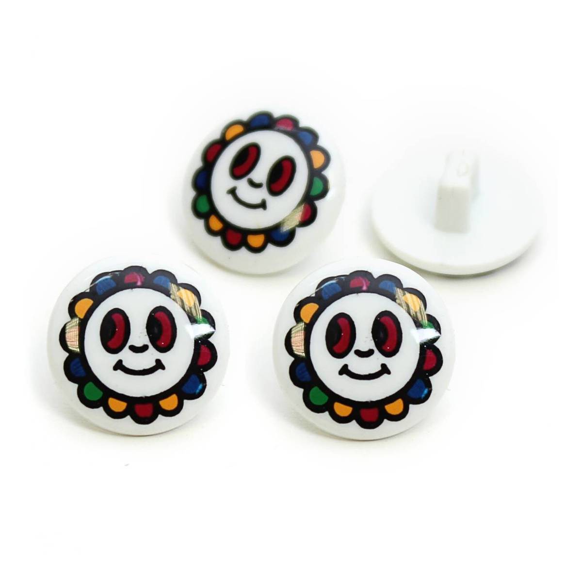 Hemline Assorted Novelty Children's Button 4 Pack