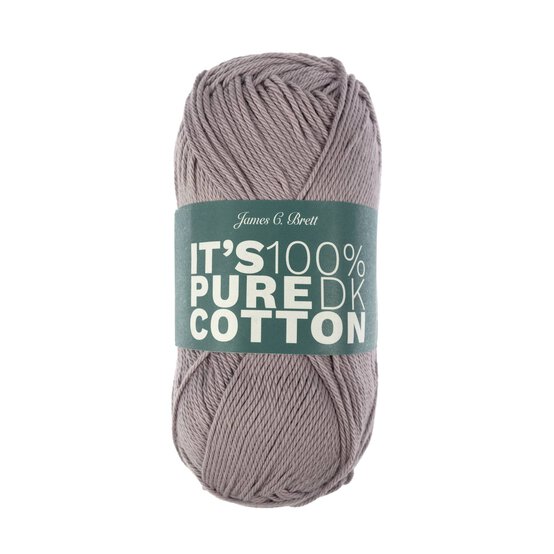 James C Brett Mauve Lustre It’s Pure Cotton Yarn 100g