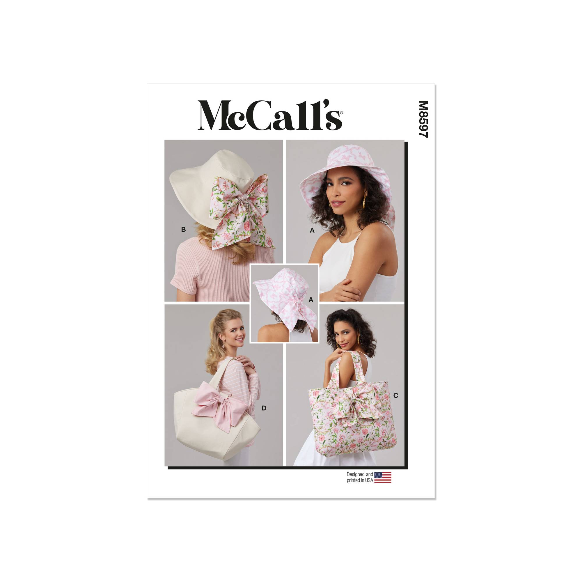 McCall’s Hats and Bags Sewing Pattern M8597