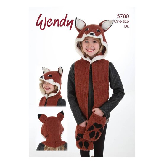 Wendy Merino DK Fox Scarf Hood Digital Pattern 5780